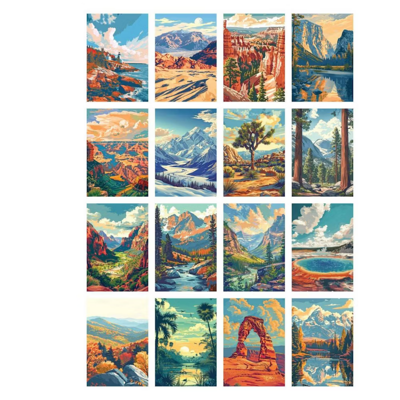 National Parks 16 Puzzle Box Set