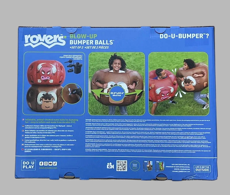 Blow-Up Bumper Balls Set