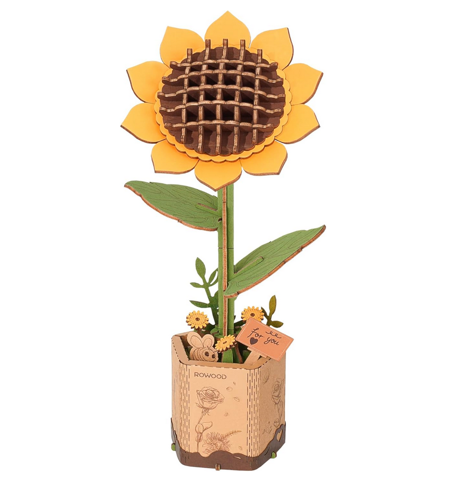 Sunflower Wooden Bloom Kit