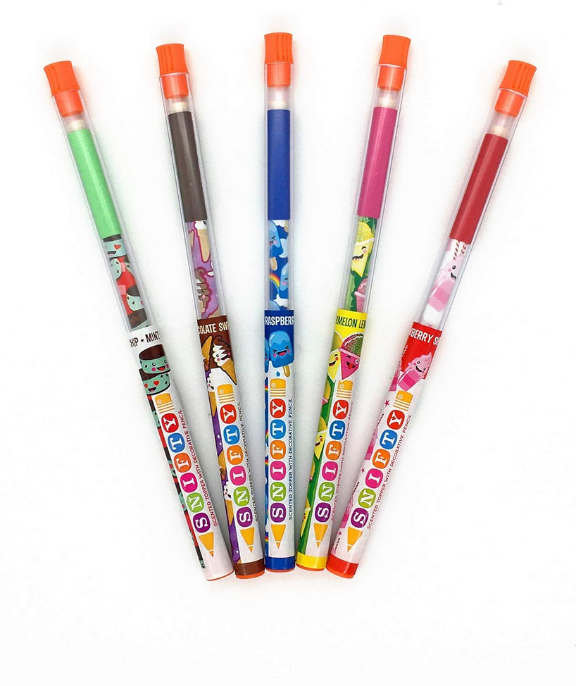 Sweet Scoop Pencils with Scented Toppers Set