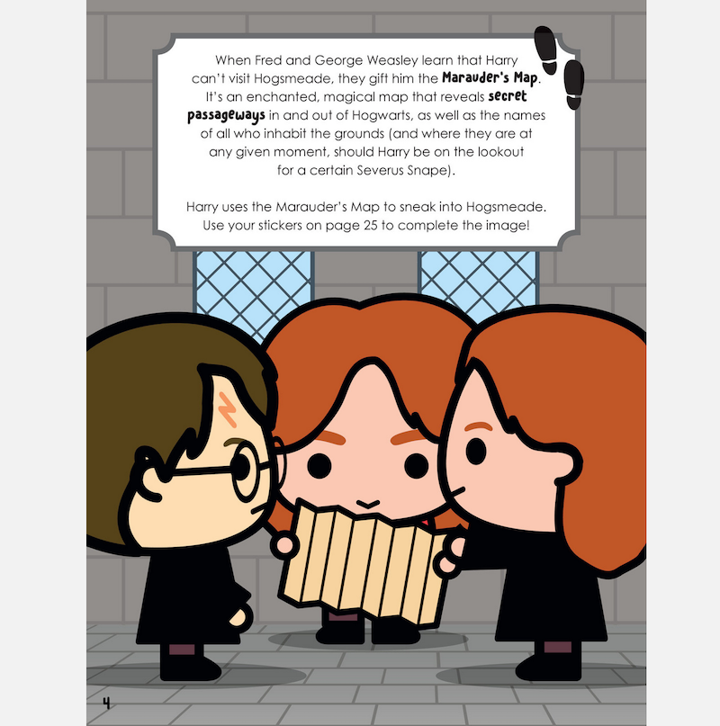 Harry Potter: Create By Sticker: Hogsmeade