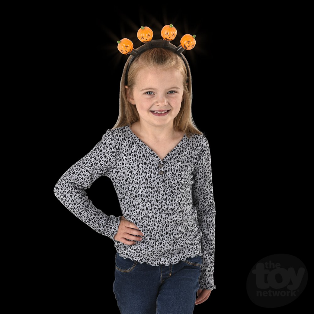 Light-Up Jack O Lantern Headband