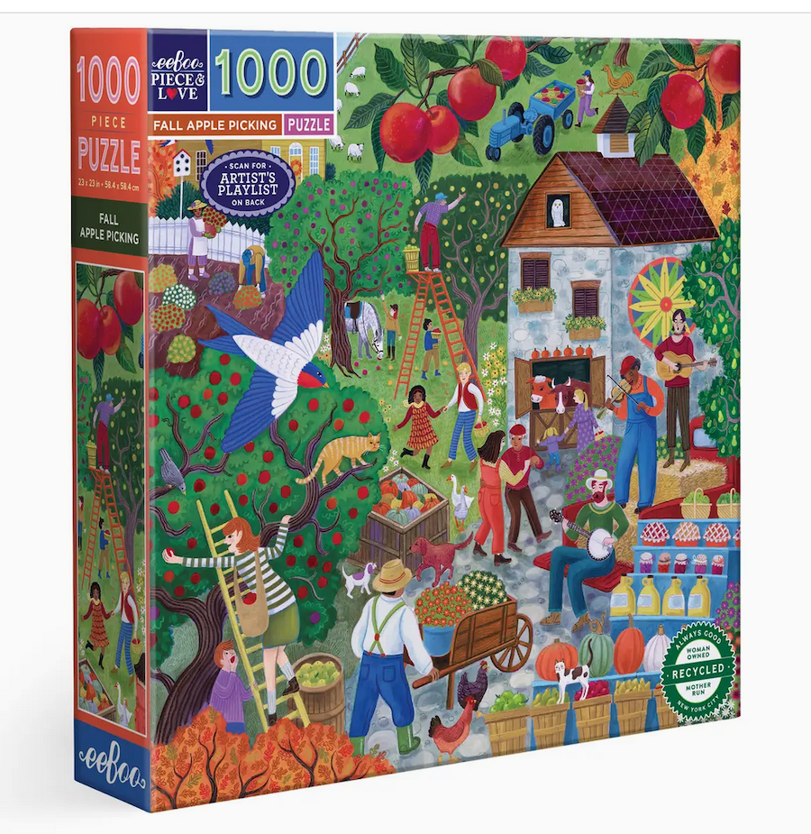 Fall Apple Picking 1000 Pc Puzzle