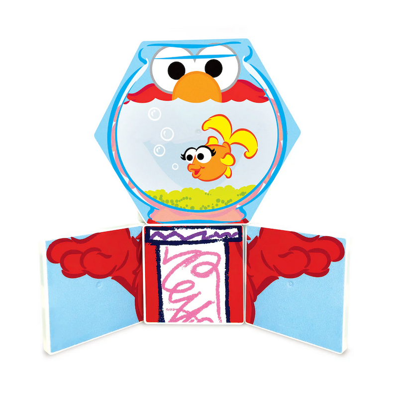 Colors with Elmo Magnetic Tiles