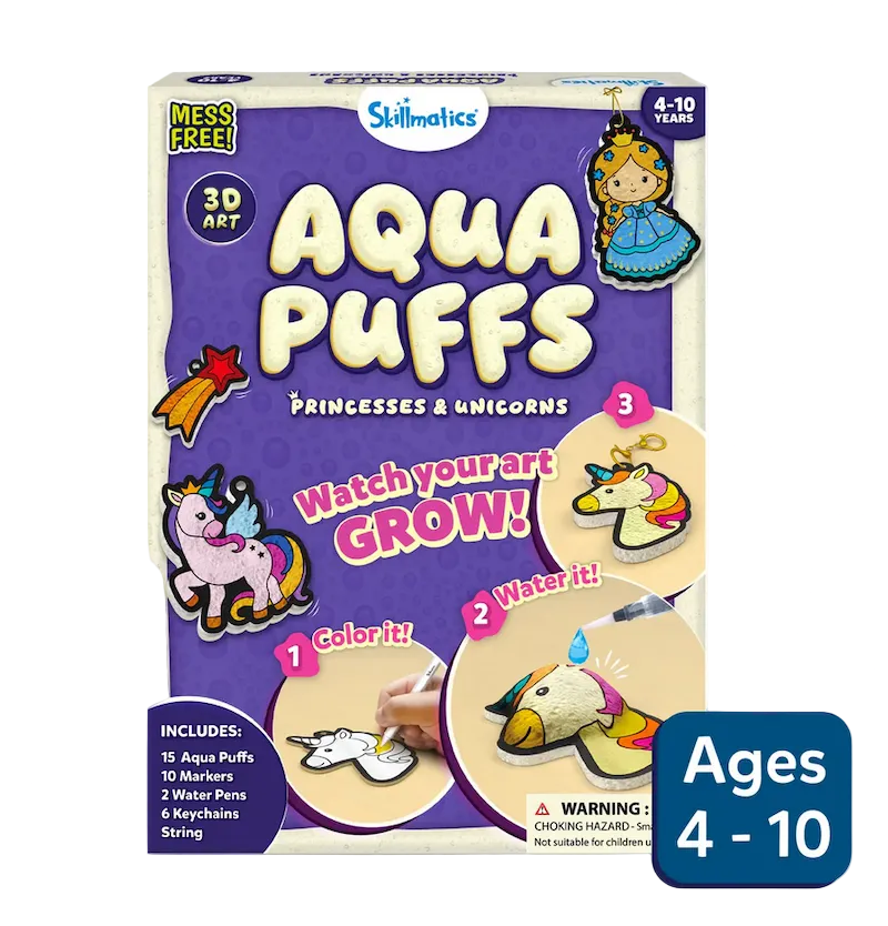 Aqua Puffs - Princesses & Unicorns