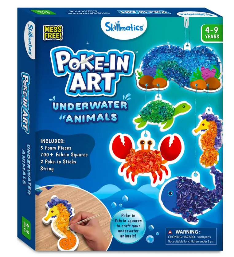 Poke In Art - Underwater Animals