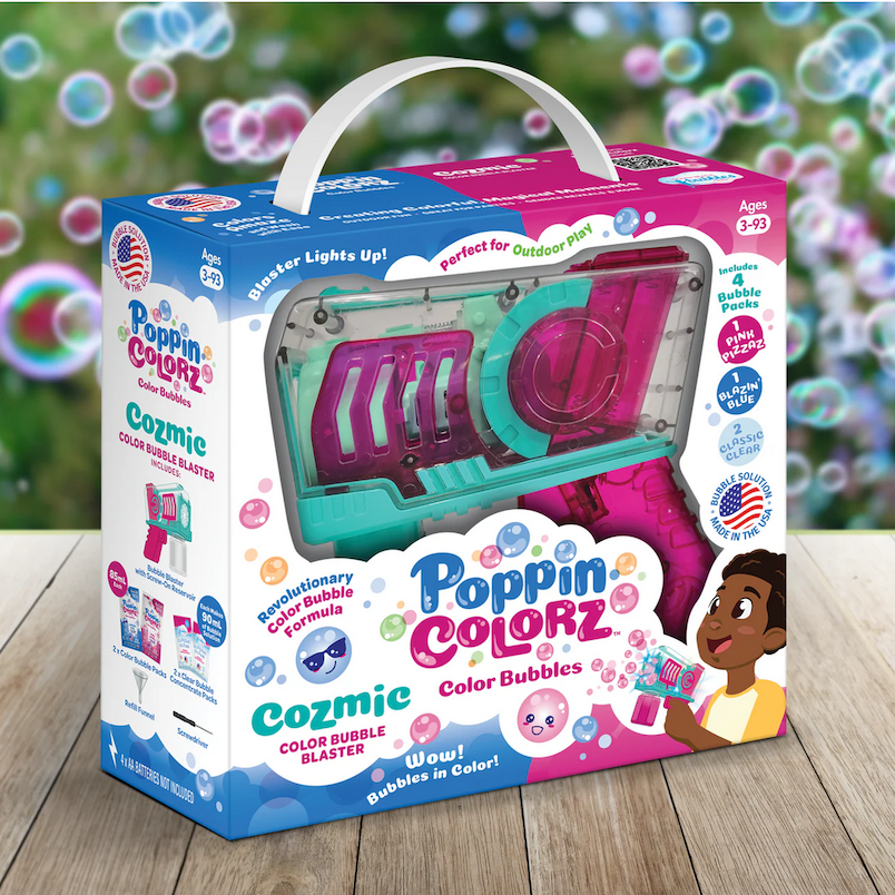 Poppin Colorz Cozmic Bubble Blaster