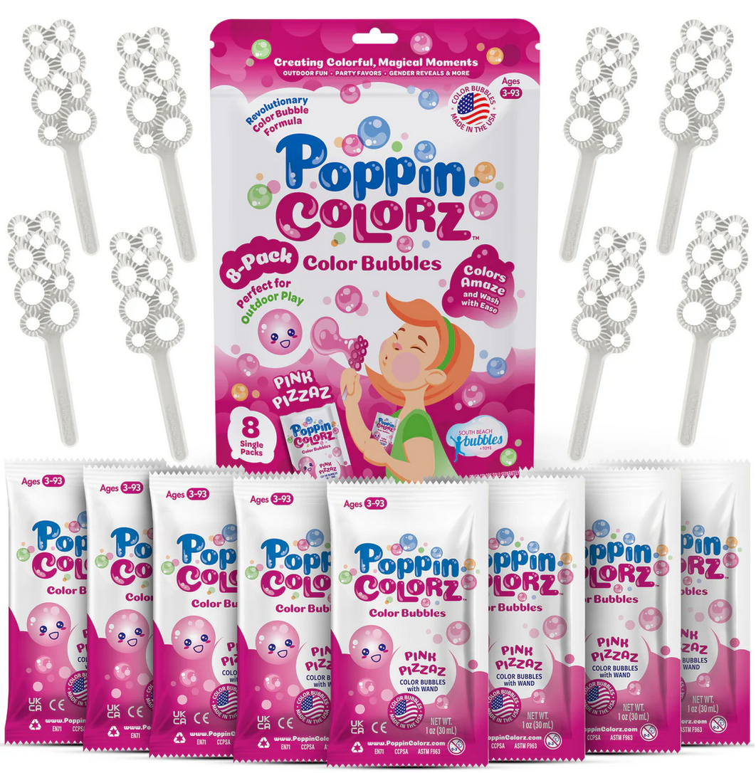 Poppin Colorz Pink Pizzaz - 8 Pack