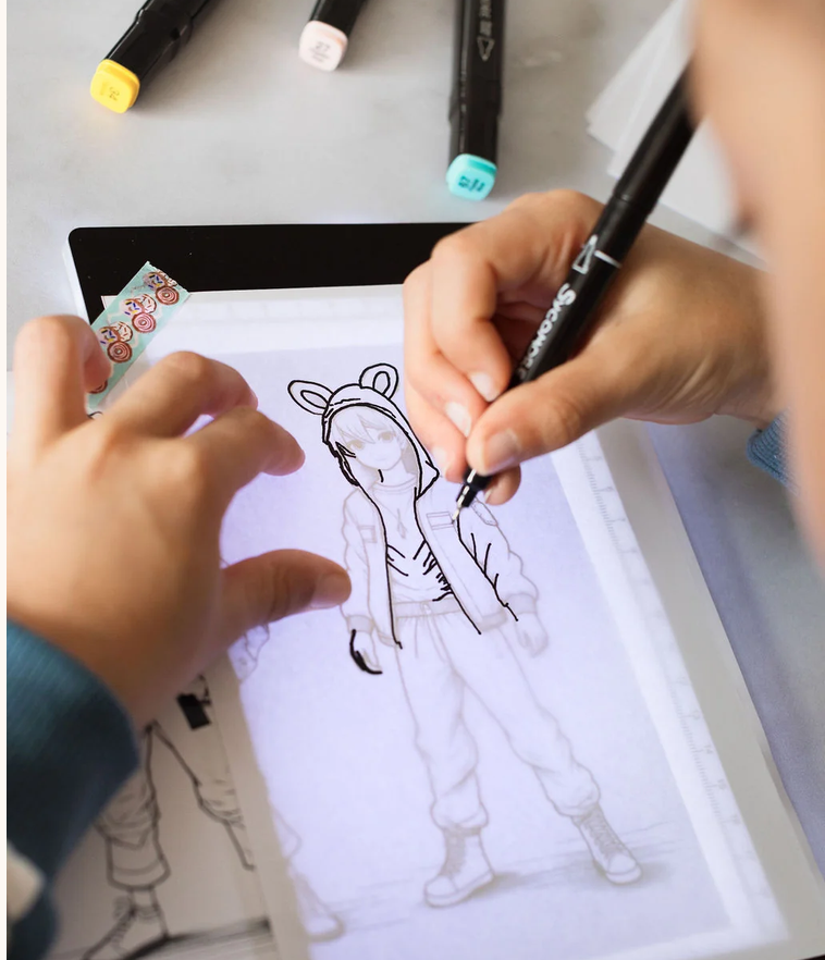 Create Your Manga Characters Rechargeable Light Pad Kit