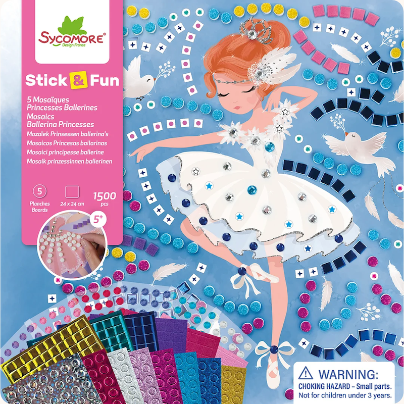 Stick'N Fun - Mosaic Ballerina Princesses Kit