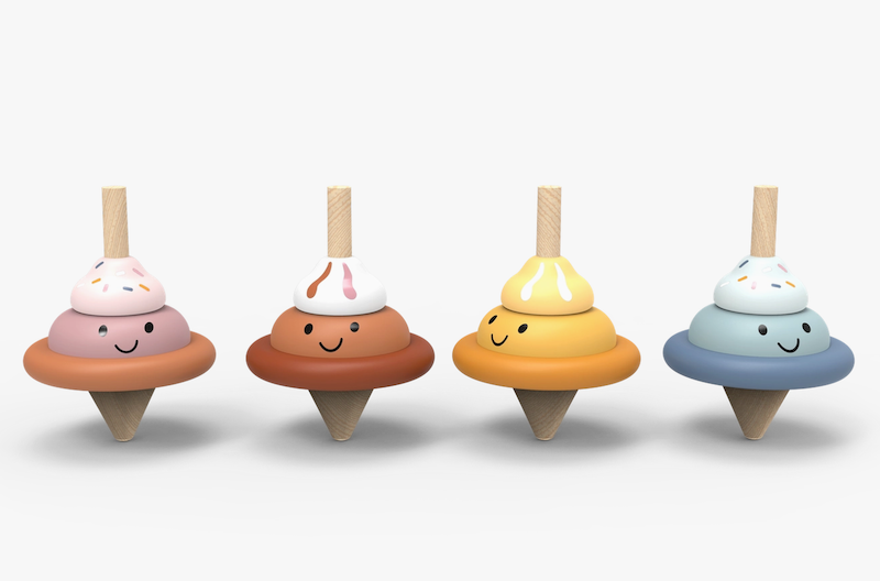 Ice Cream Spinning Top