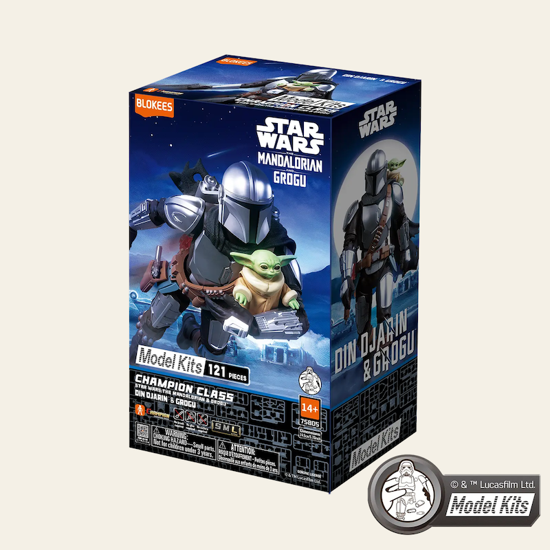 Star Wars: The Mandalorian & Grogu™ Champion Class Din Djarin™ & Grogu™ Model Kit