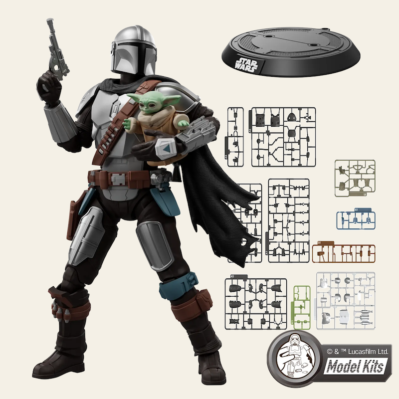 Star Wars: The Mandalorian & Grogu™ Champion Class Din Djarin™ & Grogu™ Model Kit