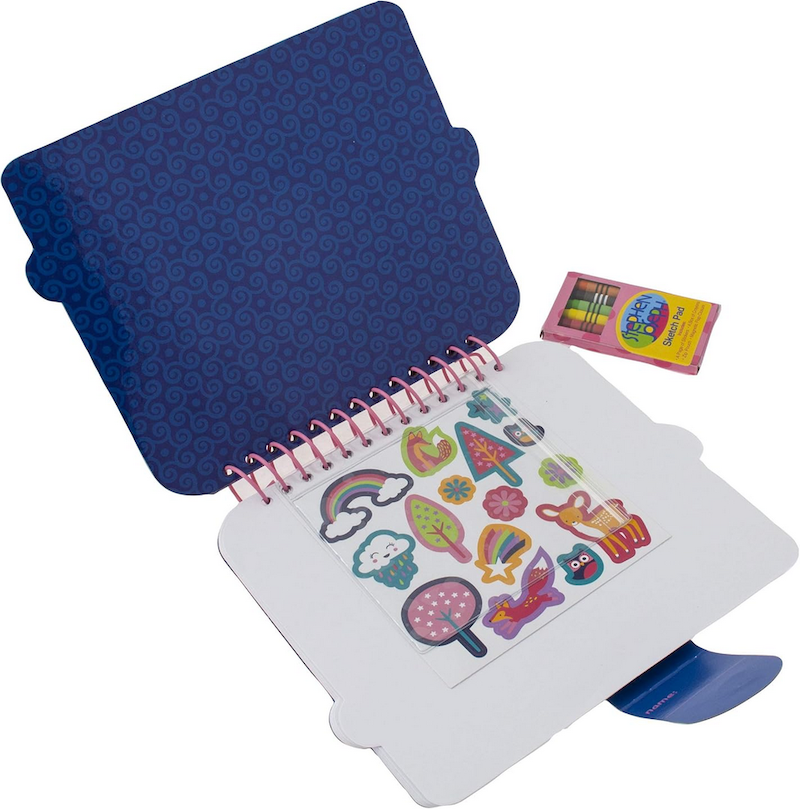 Rainbow Sketch Pad with Crayons