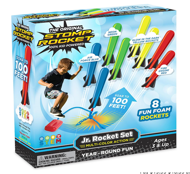 Stomp Rocket Multi-Color Jr. Rocket Set