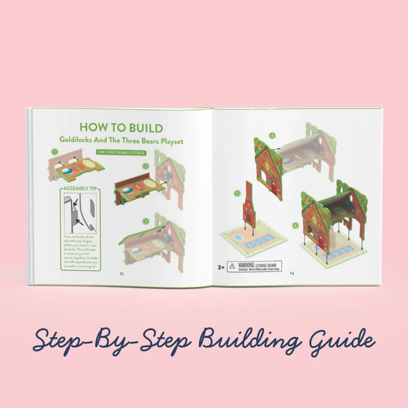 Goldilocks and the Three Bears Storybook Playset