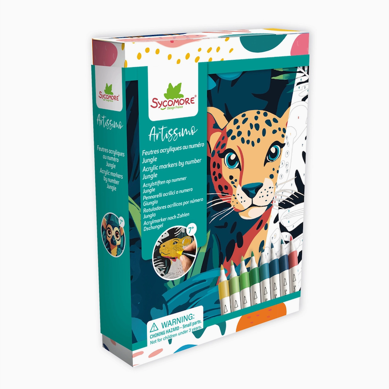 Jungle Markers by Number Kit