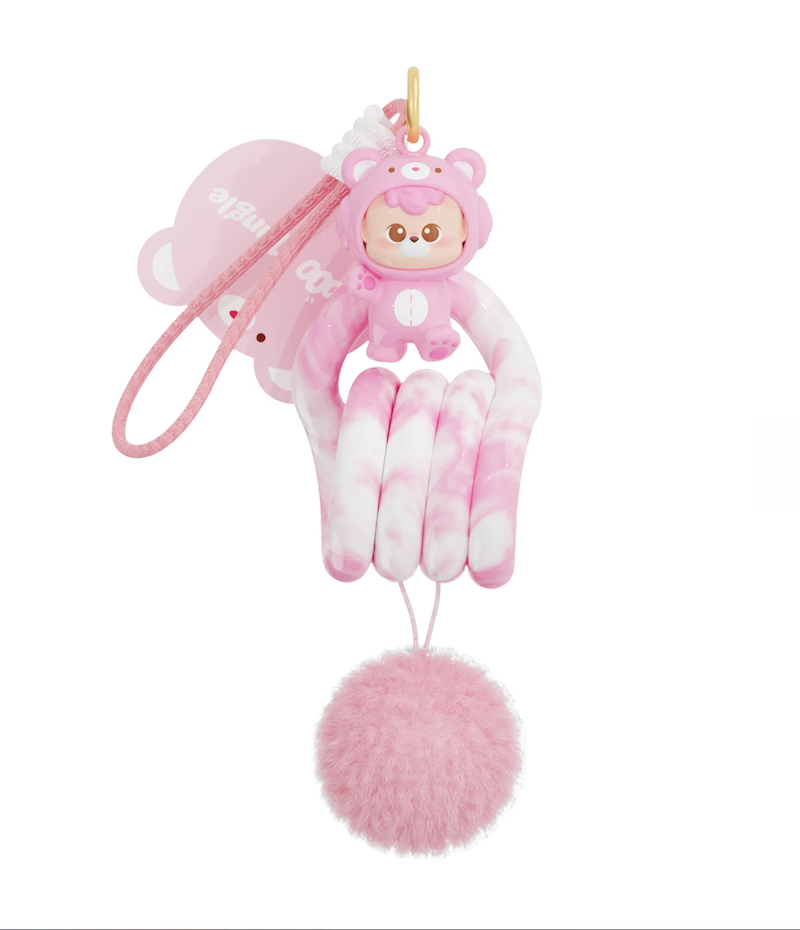 Tangle x HiddenWooo Diudiu Baby Abebe Bear Pendant Blind Box