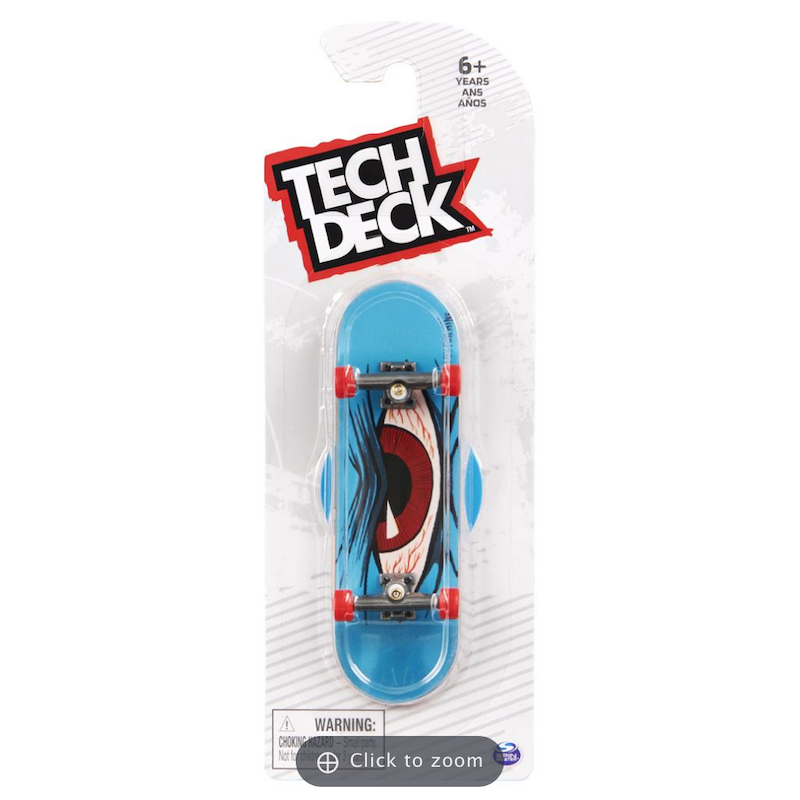 Tech Deck, 96mm Fingerboard with Authentic Designs