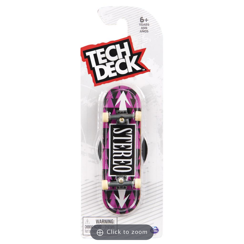 Tech Deck, 96mm Fingerboard with Authentic Designs