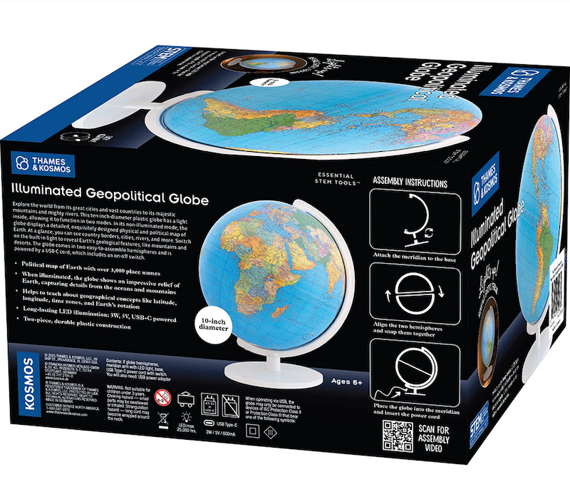 The Thames & Kosmos Illuminated Geopolitical Globe