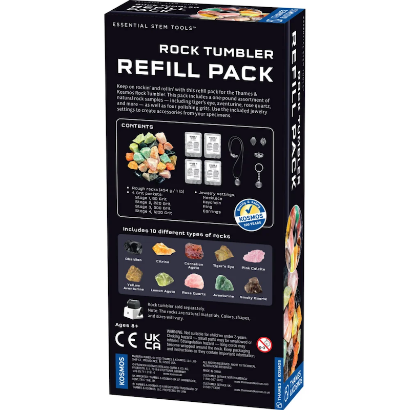 The Thames & Kosmos Rock Tumbler Refill Pack