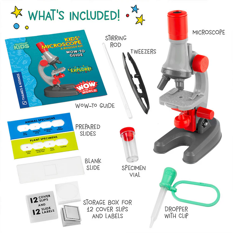 Wow in the World: Kids' Microscope & Biology Kit