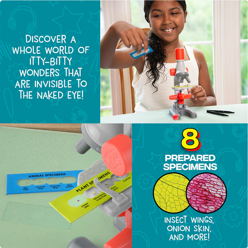 Wow in the World: Kids' Microscope & Biology Kit