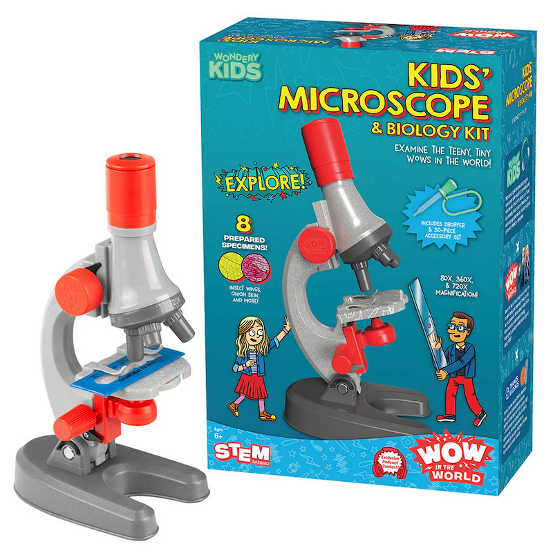 Wow in the World: Kids' Microscope & Biology Kit