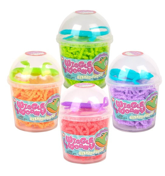 Wiggle Wormy Lizard Putty