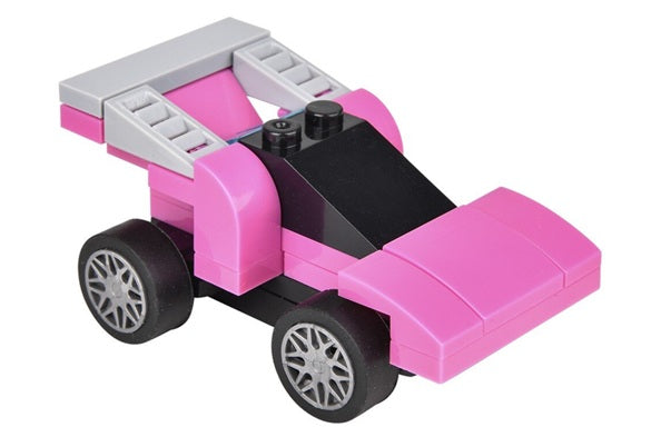 Building Block Pull Back Race Car