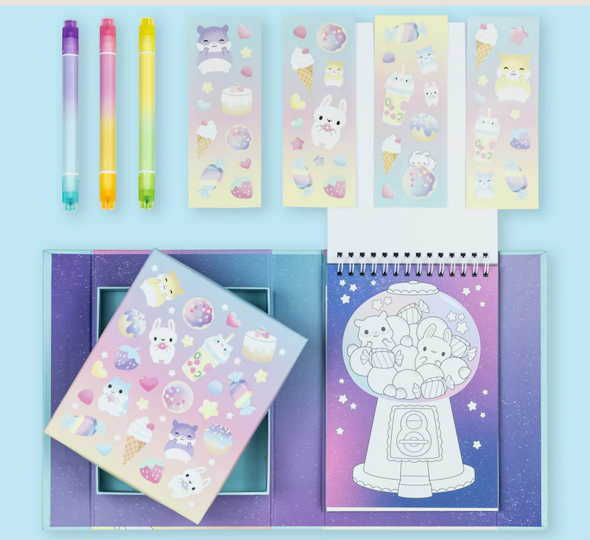 Kawaii Cafe Coloring Set