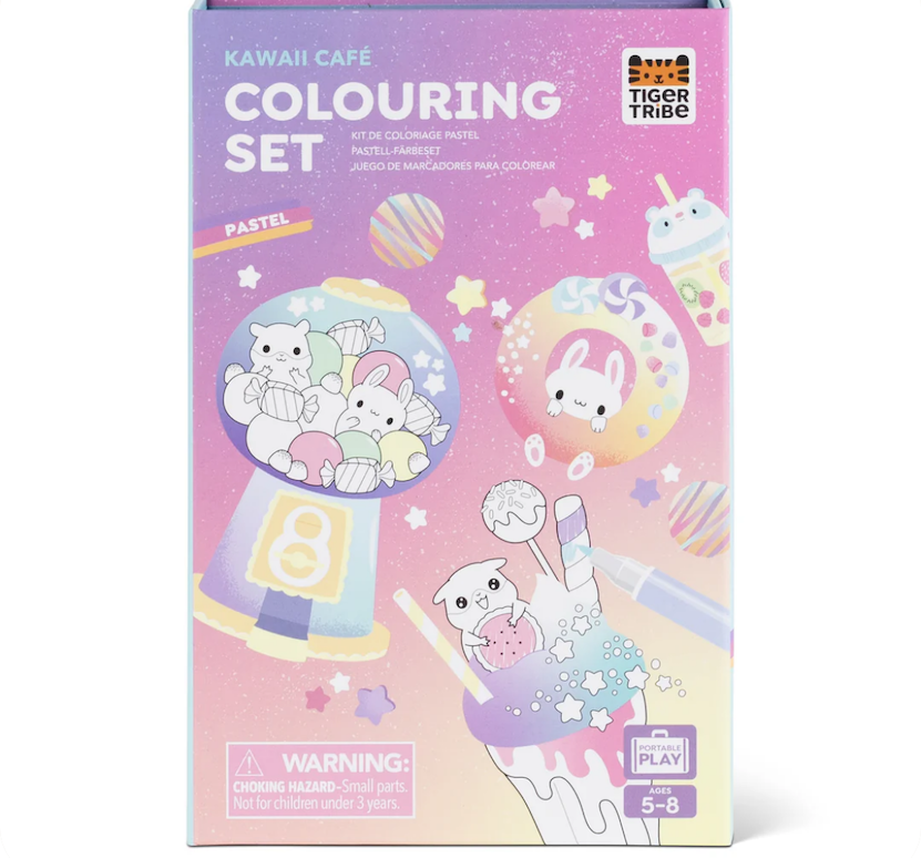 Kawaii Cafe Coloring Set