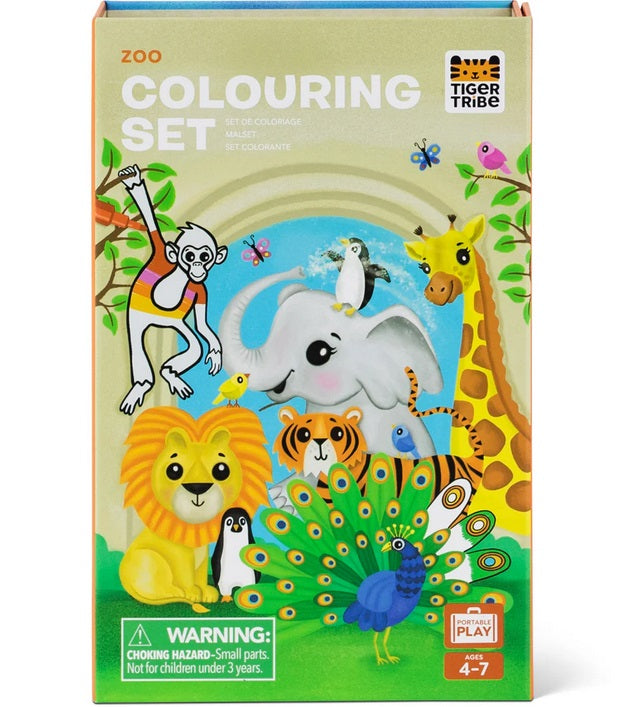 Zoo Coloring Set