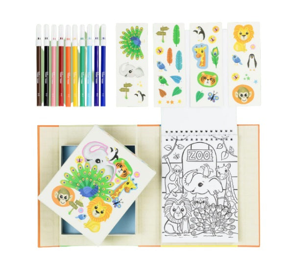 Zoo Coloring Set