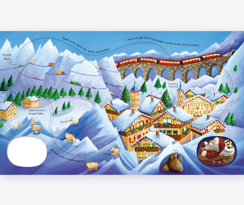 Wind Up Santa's Sleigh