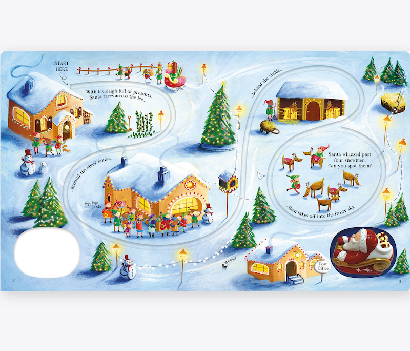 Wind Up Santa's Sleigh