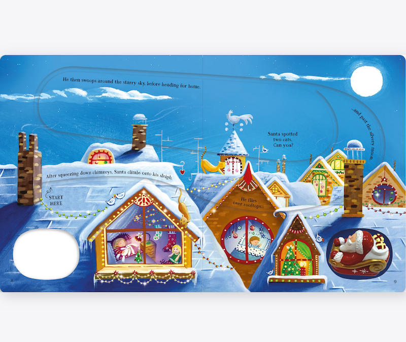 Wind Up Santa's Sleigh