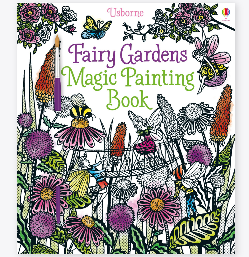 Fairy Gardens Magic Painting Book