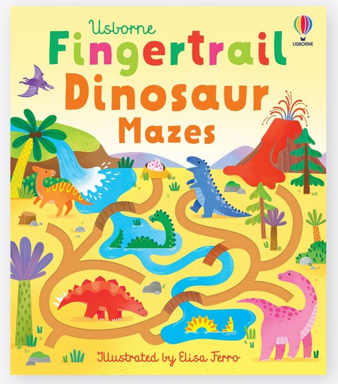 Fingertrail Dinosaur Mazes