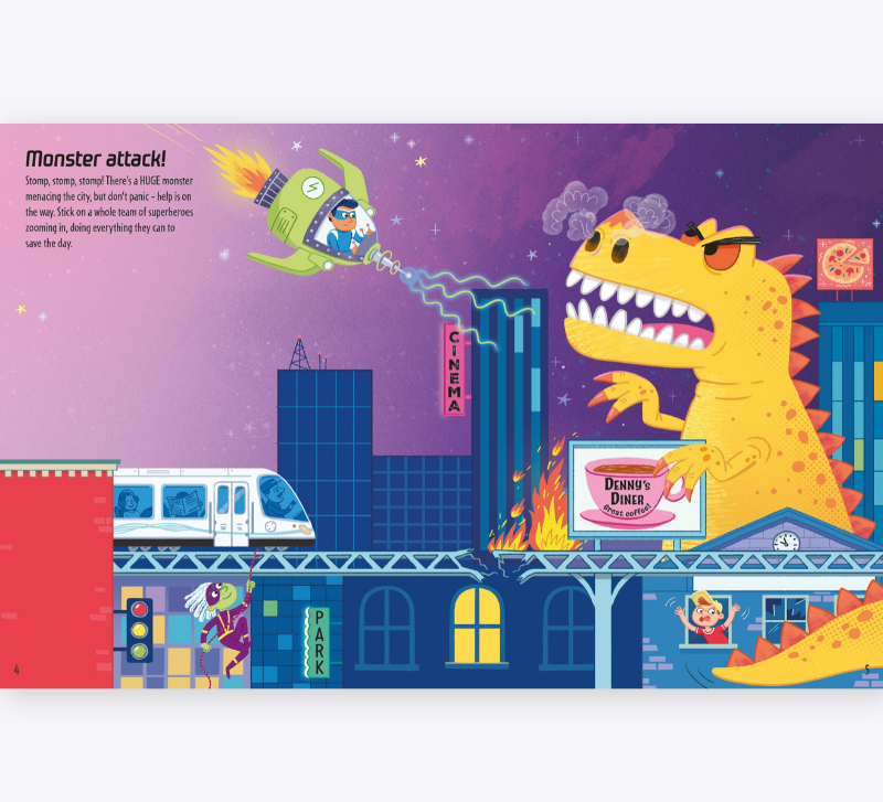 1st Sticker Book Superheroes