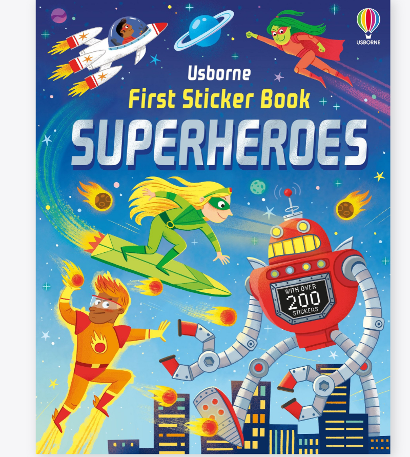 1st Sticker Book Superheroes