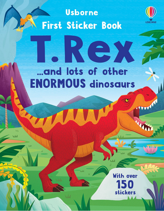 1st Sticker Book T Rex