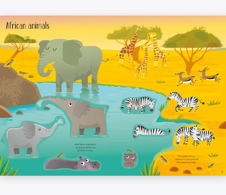Little First Stickers Animals