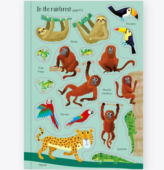 Little First Stickers Animals