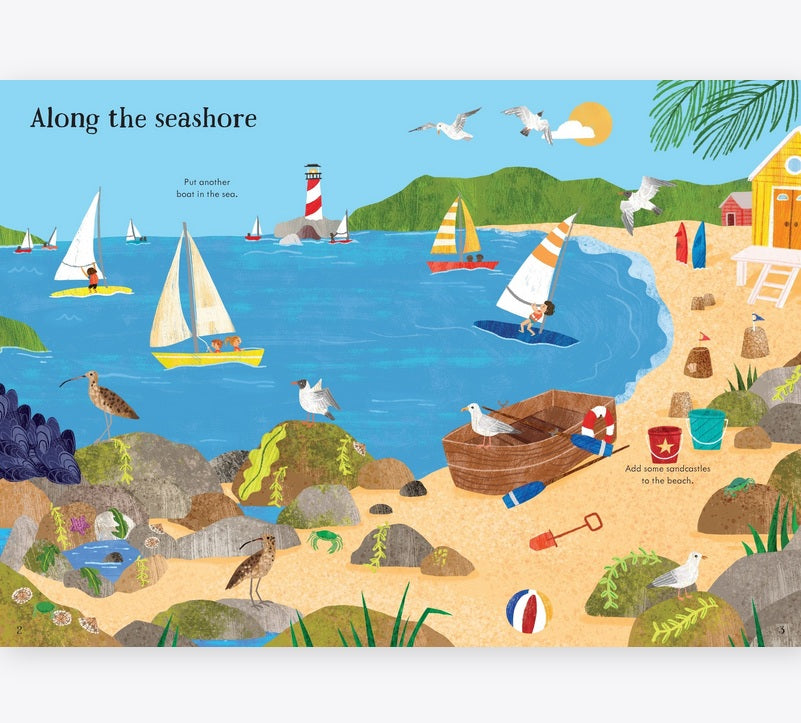 Little First Stickers Seashore