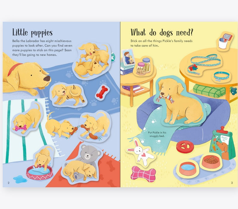 Little First Stickers Dogs and Puppies