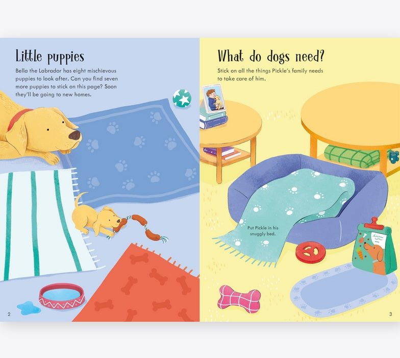 Little First Stickers Dogs and Puppies