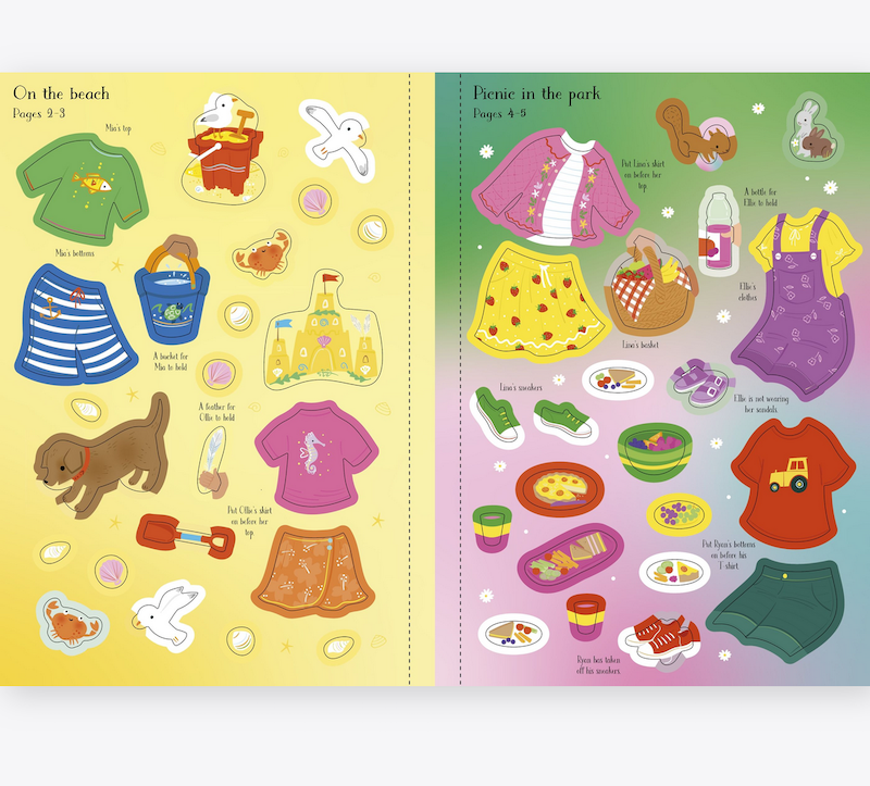 Little Sticker Dolly Dressing Summer Fun