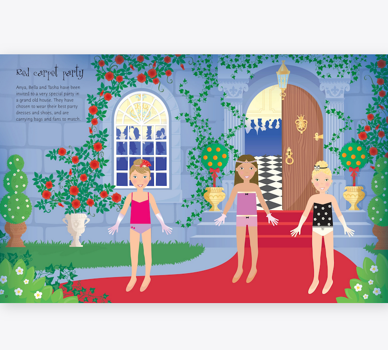 Sticker Dolly Dressing Princesses